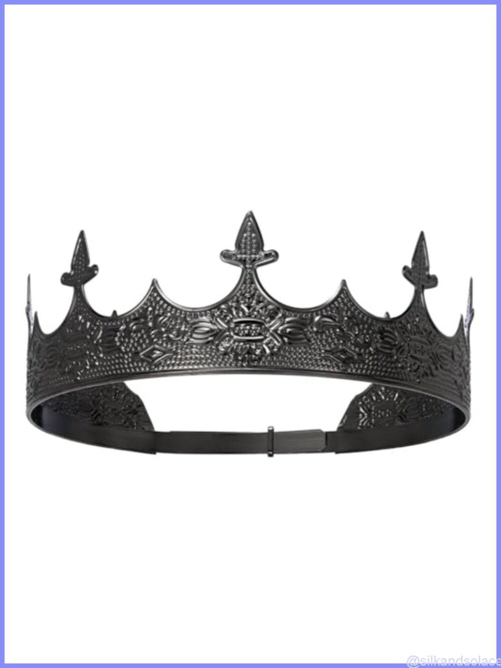 Men's King Crown Tiara Alloy Rhinestone Costume Party Birthday